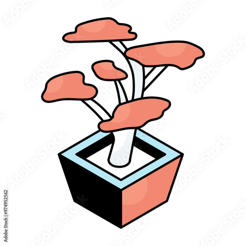 Premium design icon of vase