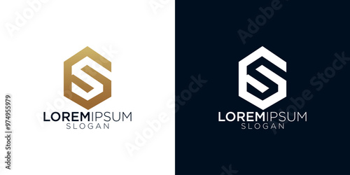 abstract s letter monogram logo vector design collection