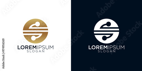 abstract s letter monogram logo vector design collection