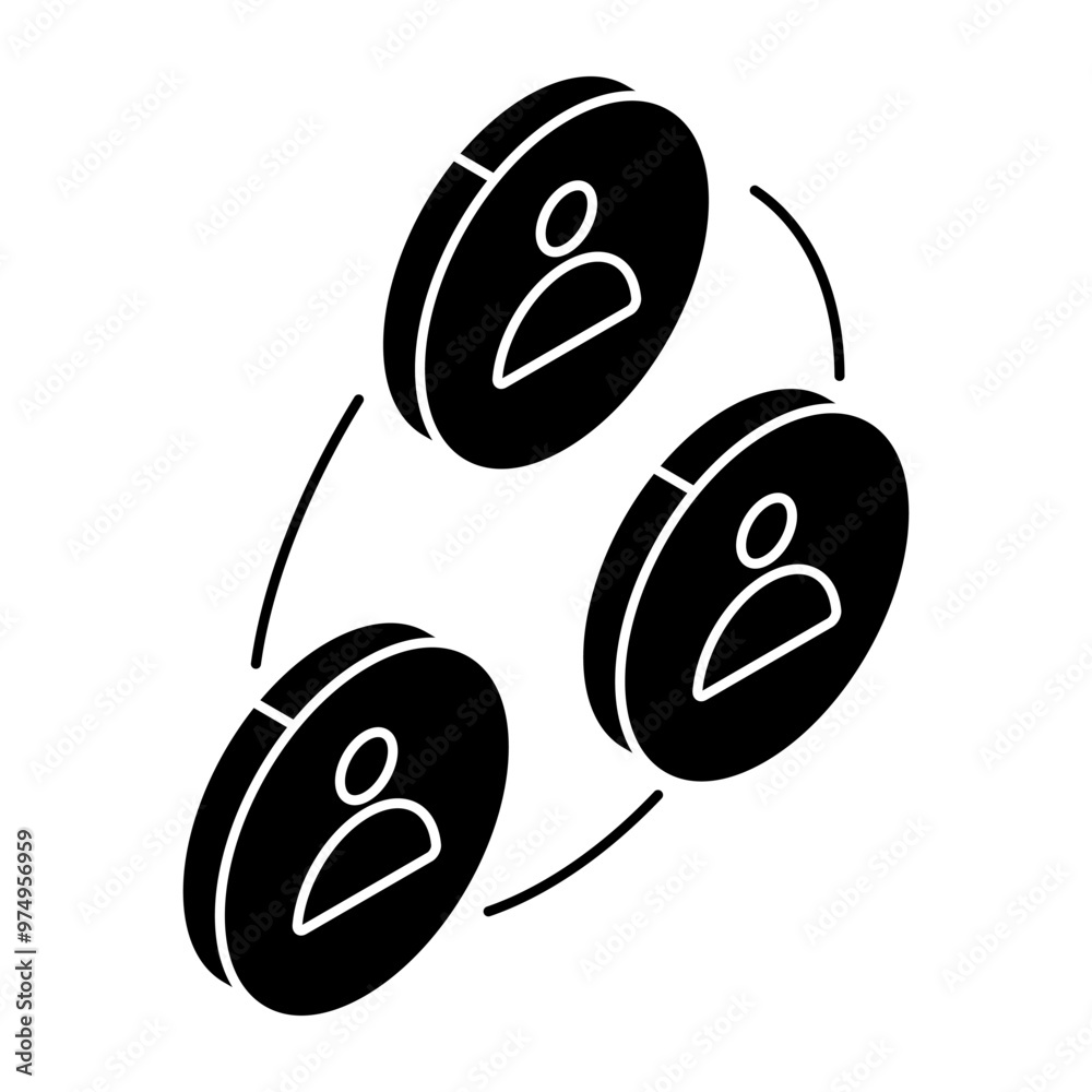 Perfect design icon of business team Perfect design icon of business team