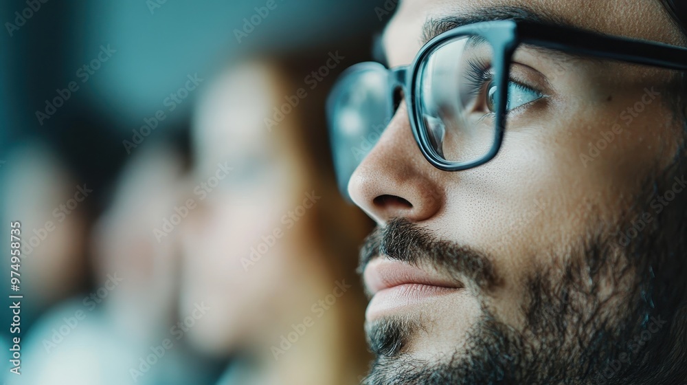 A group of individuals participating in an event or audience, fully immersed and paying close attention, symbolizing collective interest, engagement, and active listening skills. A group of individuals participating in an event or audience, fully immersed and paying close attention, symbolizing collective interest, engagement, and active listening skills.