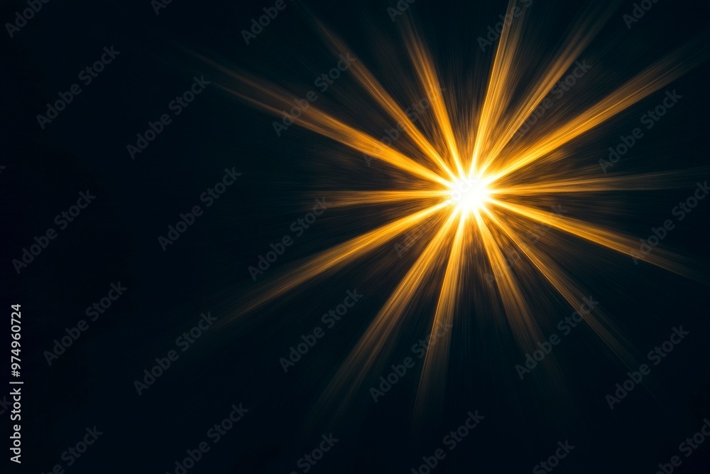 Light Flare on Black Background – Radiant Starburst Effect for Graphic Design Light Flare on Black Background – Radiant Starburst Effect for Graphic Design