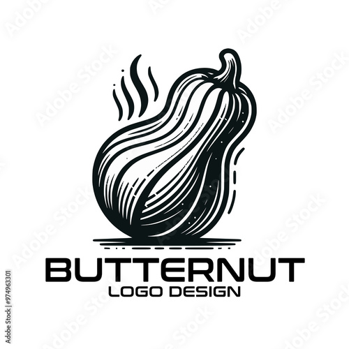 Butternut Vector Logo Design photo