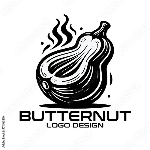 Butternut Vector Logo Design photo