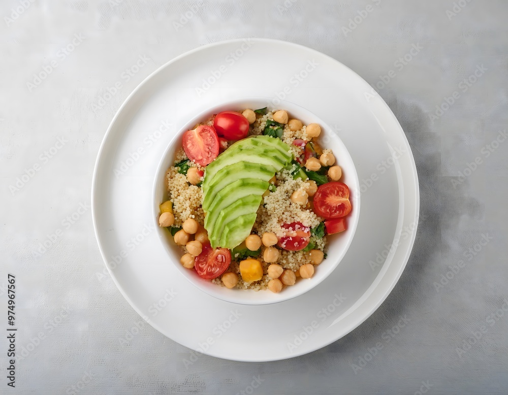 Protein-Packed Quinoa Salad with Chickpeas and Avocado Protein-Packed Quinoa Salad with Chickpeas and Avocado