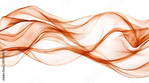 Wallpaper Mural   White background with red smoke wave Torontodigital.ca