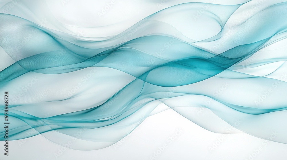 A clear photo of a blue wave on a white backdrop, suitable for T-shirt design with additional text A clear photo of a blue wave on a white backdrop, suitable for T-shirt design with additional text