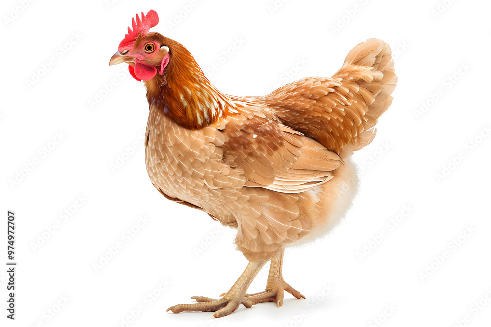 Fototapeta premium chicken isolated on white