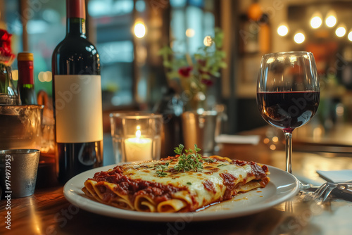 A romantic candlelit dinne