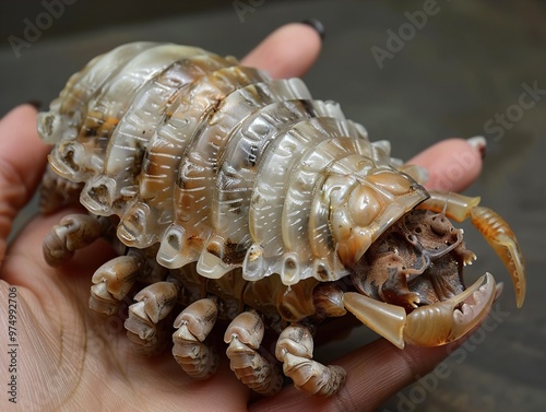 Giant Isopod: A Deep Sea Creature Close Up photo