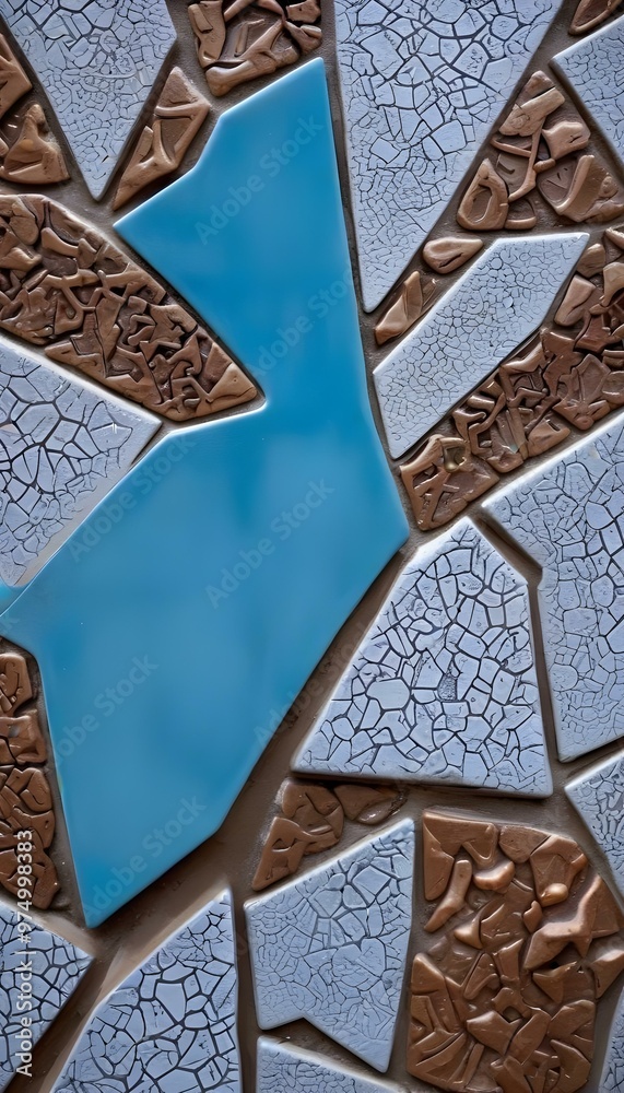 Fototapeta premium decorative stone 3d multi texture background