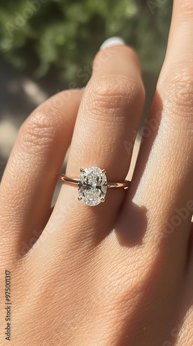 Girl Showing Her Friends a Solitaire Ring | Celebrating Friendship and Precious Moments with Elegant Jewellery