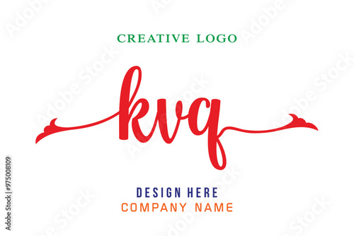 KVQ  lettering logo is simple, easy to understand and authoritative