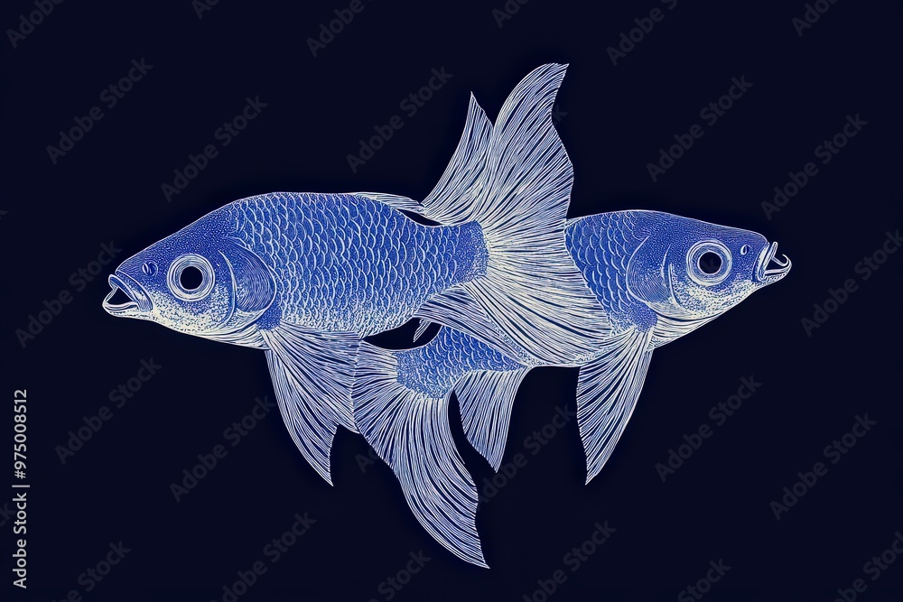 Orca - Three. Beautiful simple AI generated image Orca - Three. Beautiful simple AI generated image