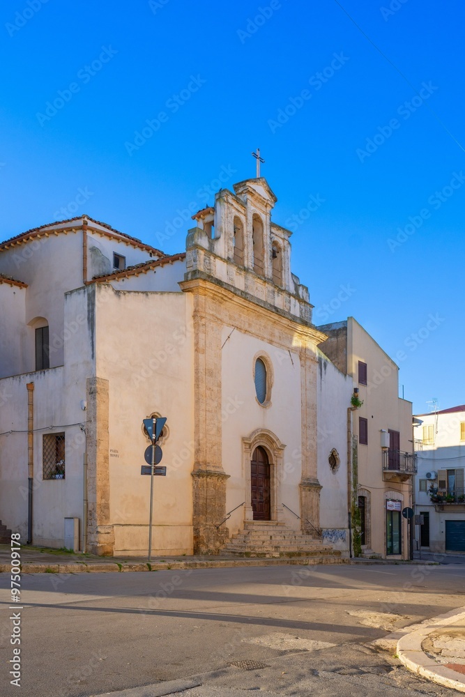 Fototapeta premium Trinity Church, Trinity Square, Chiesa della Trinità, Alcamo, Trapani, Sicily, Italy
