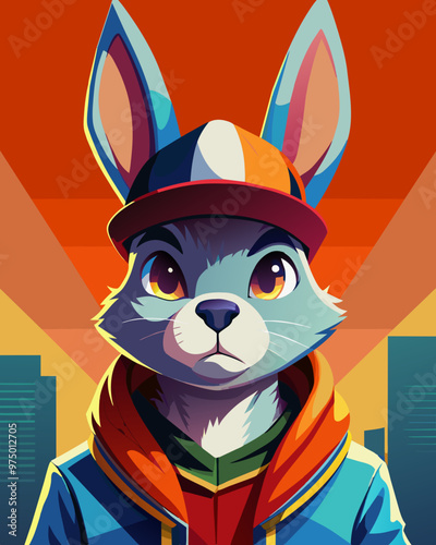 cartoon character rabbit rapper 