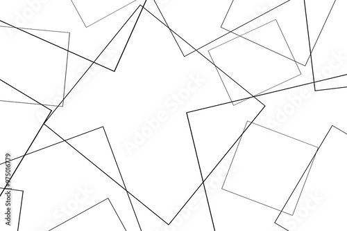 Obraz na plátne Transparent (PNG) graphic illustration of scattered squares