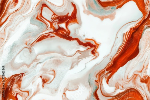 Wallpaper Mural Vibrant Marble Swirls of Warm and Captivating Hues Torontodigital.ca