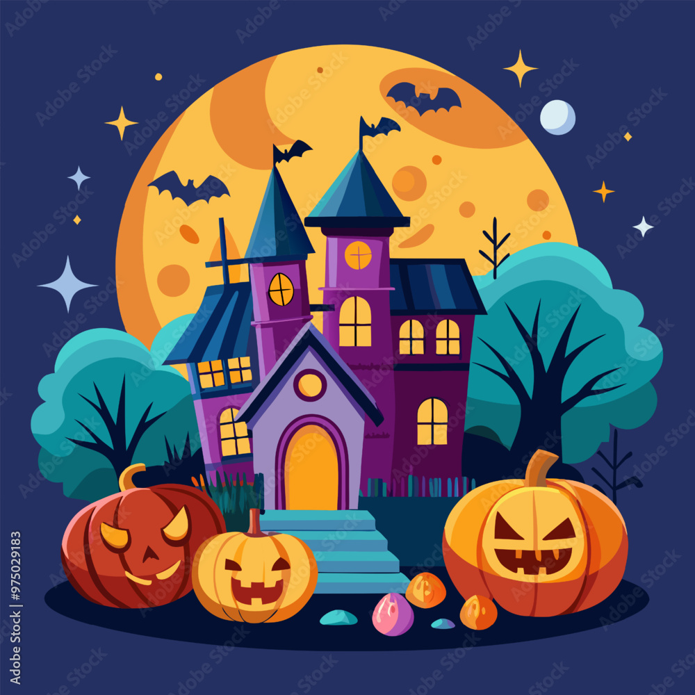 Vector design template halloween concept Vector design template halloween concept