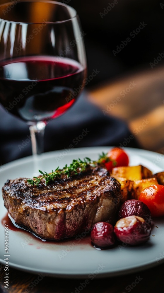 Succulent Steak with Red Wine Pairing Gourmet Dining Experience Succulent Steak with Red Wine Pairing Gourmet Dining Experience