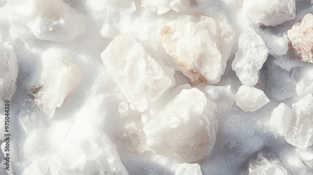 Crystal Sea Salt Background. AI generated illustration Crystal Sea Salt Background. AI generated illustration