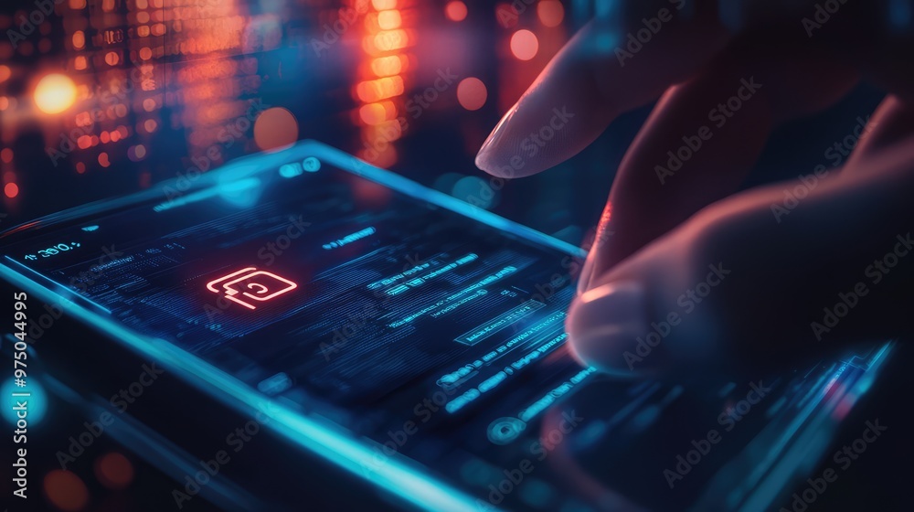 Cyber Security Login Concept. AI generated illustration Cyber Security Login Concept. AI generated illustration