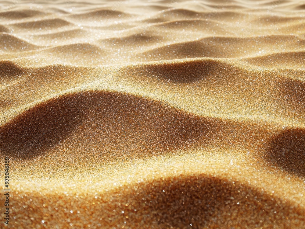 Golden sand waves create a tranquil and serene landscape, perfect for backgrounds or nature-themed projects. Golden sand waves create a tranquil and serene landscape, perfect for backgrounds or nature-themed projects.