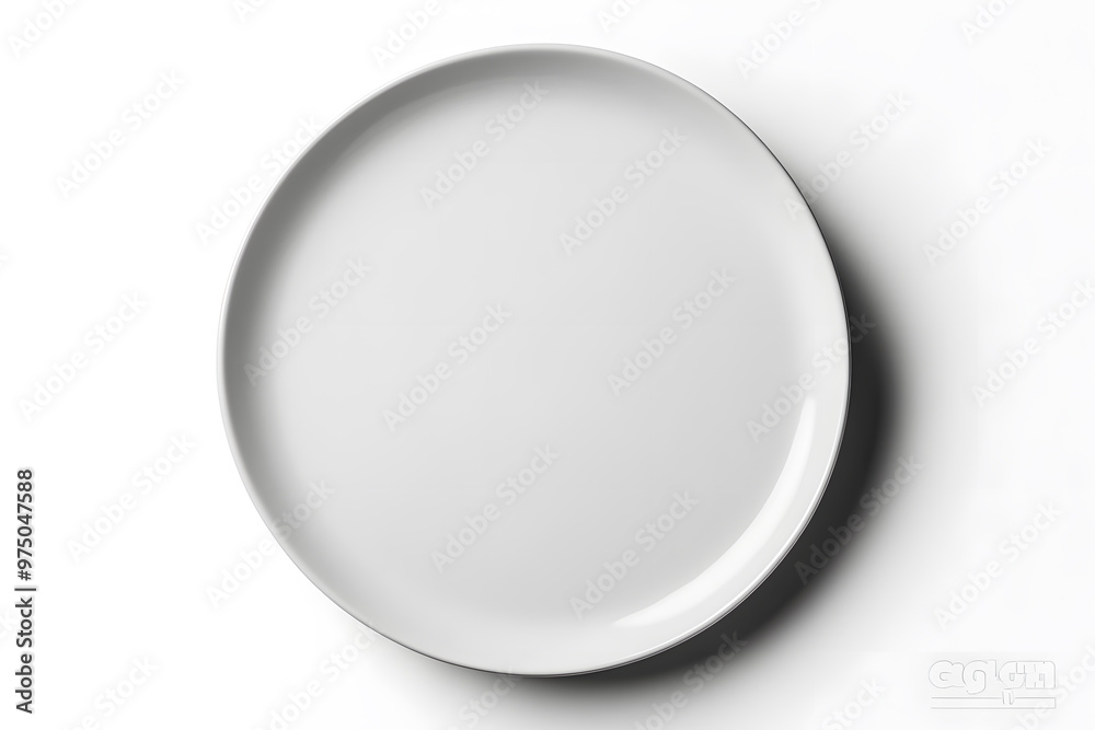 Empty Round Ceramic Plate | Minimalist Tableware Design for Modern Dining and Home Decor Empty Round Ceramic Plate | Minimalist Tableware Design for Modern Dining and Home Decor