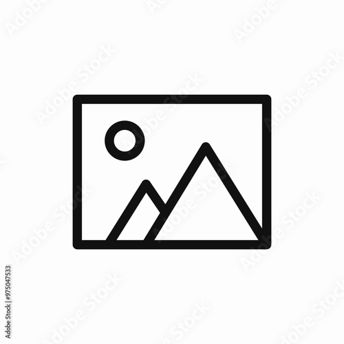 picture photo image icon sign vector