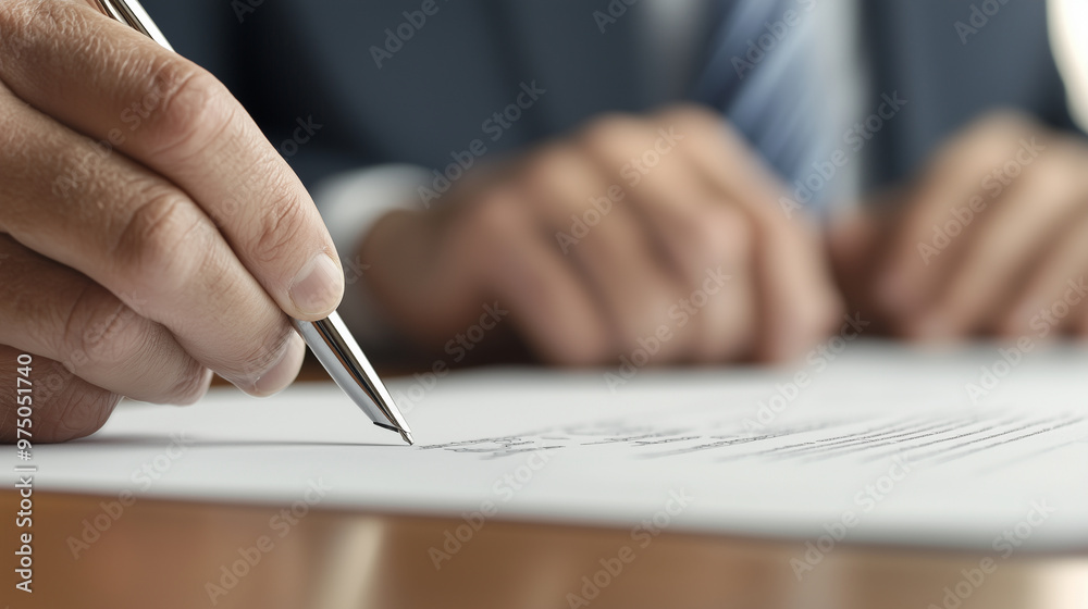 detailed close-up of a bank manager closing a deal with a couple. The manager’s hand should be pointing at the spot for their signatures on the contract, capturing the moment of ag detailed close-up of a bank manager closing a deal with a couple. The manager’s hand should be pointing at the spot for their signatures on the contract, capturing the moment of ag