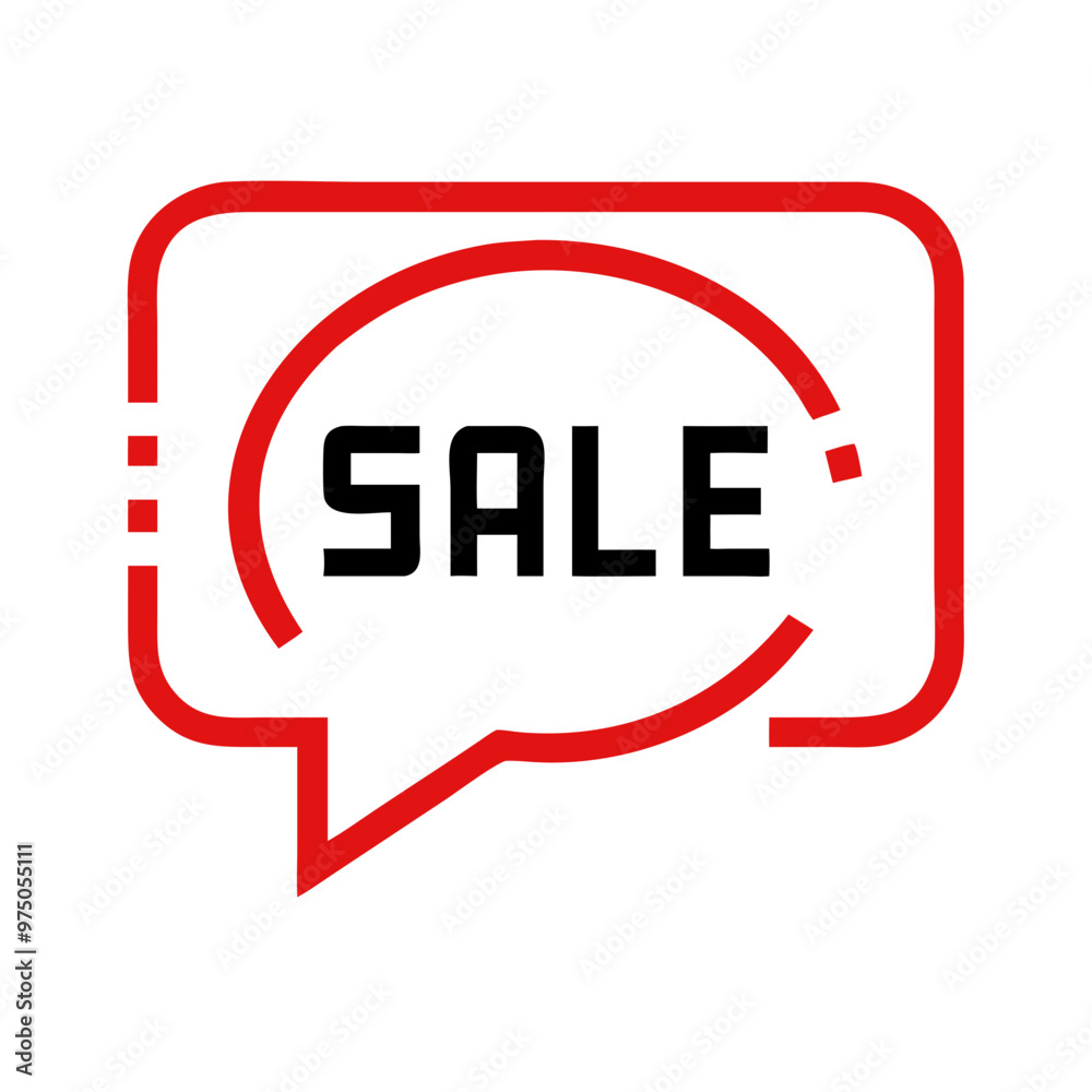 Bold graphic speech bubble with Bold graphic speech bubble with