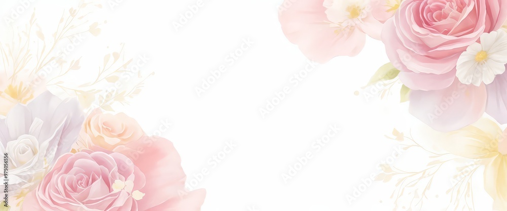 flores de acuarela flores de acuarela
