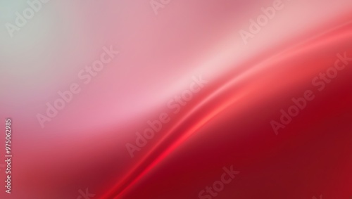 Abstract background with red waves. Generative Ai.