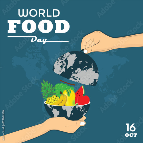 world food day social media poster