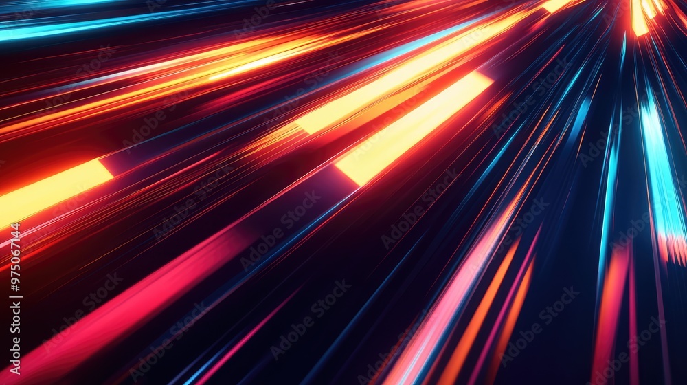 High-Speed Movement Dynamics. AI generated illustration. High-Speed Movement Dynamics. AI generated illustration.