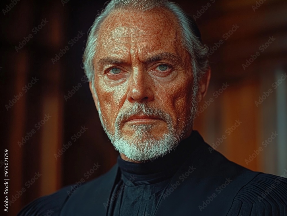 Draped in official robes, this stern judge with a piercing gaze sits in an austere courtroom, personifying the weight of legal authority and unwavering commitment to justice. Draped in official robes, this stern judge with a piercing gaze sits in an austere courtroom, personifying the weight of legal authority and unwavering commitment to justice.