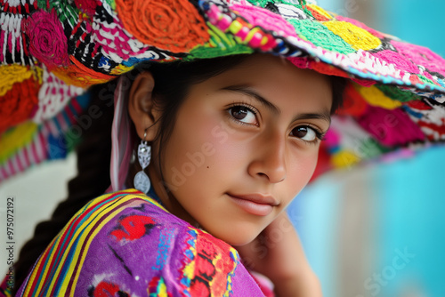 Beautiful young woman from Mexico