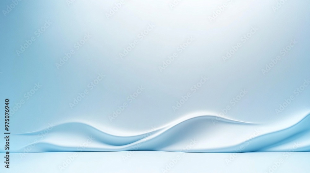 Minimalist Blue Gradient Background