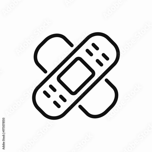 unjury patch icon sign vector