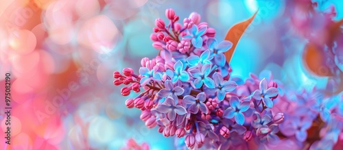 Juicy Lilac Beautiful Flowers Saturated Colors