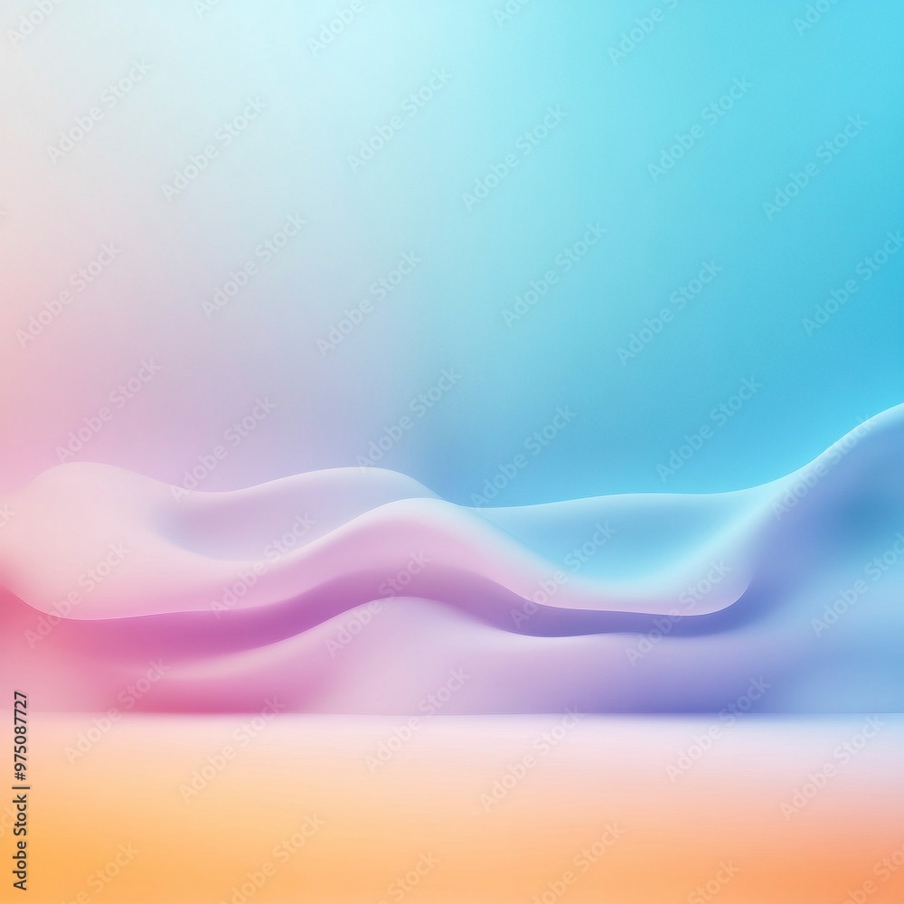 Elegant Abstract Pastel Background with Fluid Gradient Waves Elegant Abstract Pastel Background with Fluid Gradient Waves