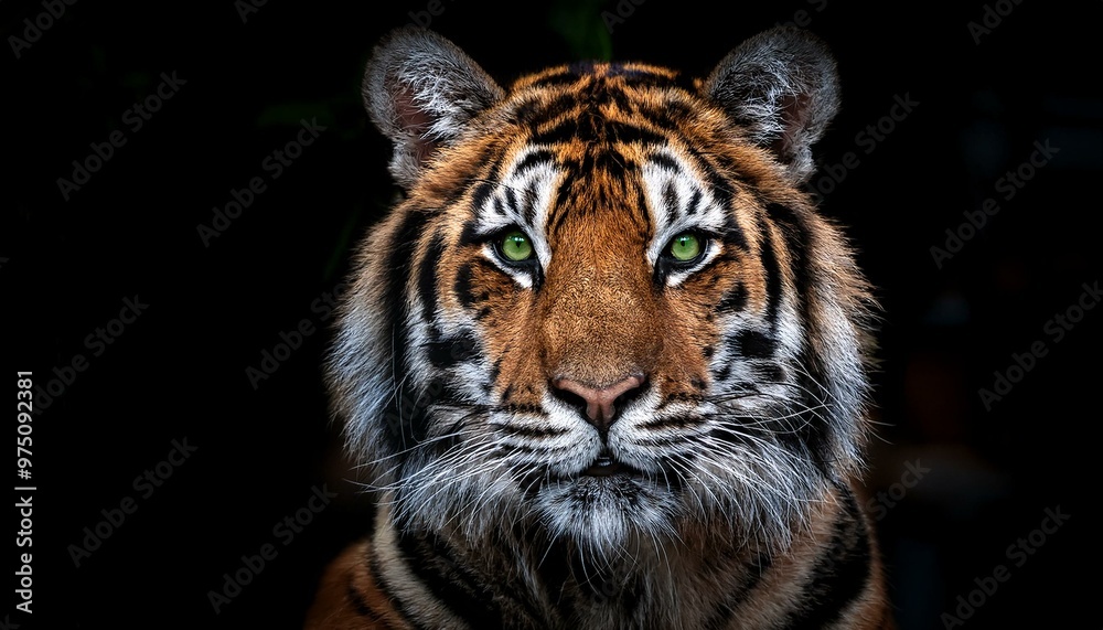 Fototapeta premium tiger face front