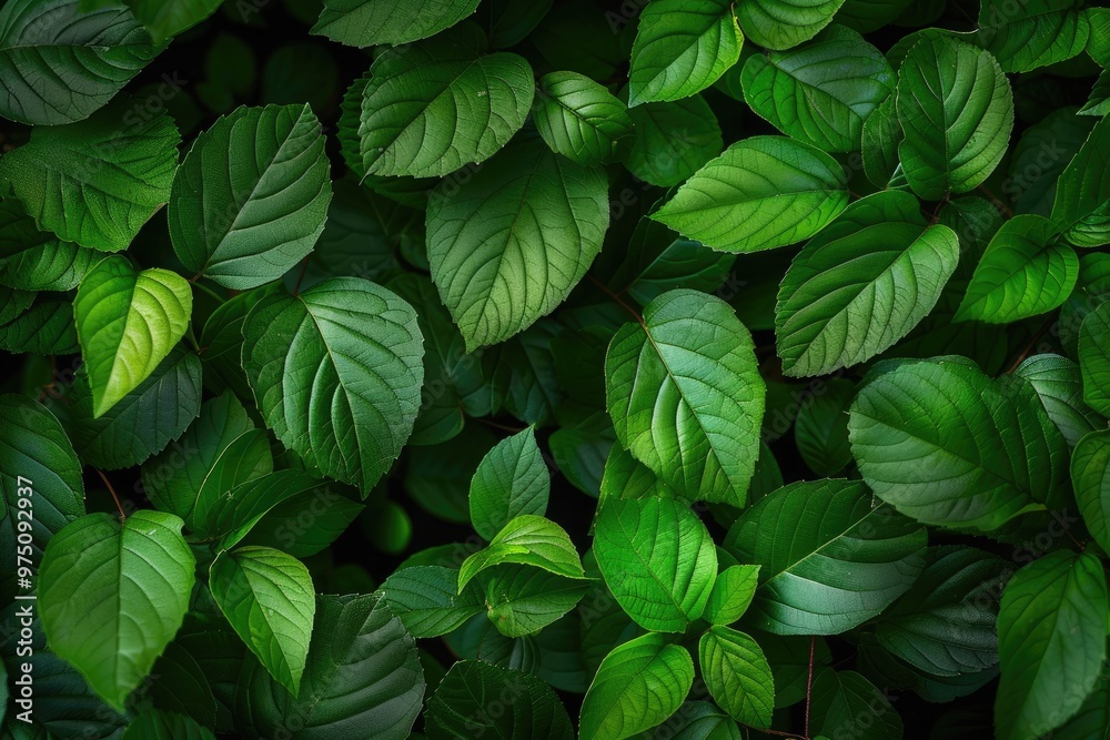 Green leaves pattern background Natural background and wallpaper Green leaves pattern background Natural background and wallpaper