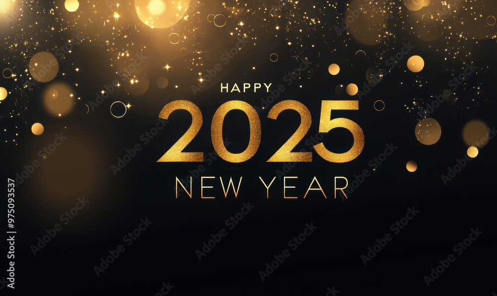 2025 Happy New Year design