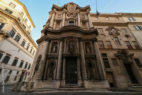 Fototapeta Naklejka Na Ścianę i Meble -  Four Fountains - Rome, Italy