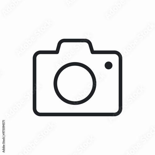 photo camera capture icon sign vector