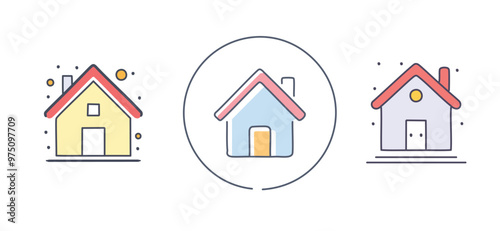 Home Icon. House icon Vector illustration. minimal home icon - web homepage symbol - vector website sign. Home icon, vector illustration. Flat design style. vector home icon illustration