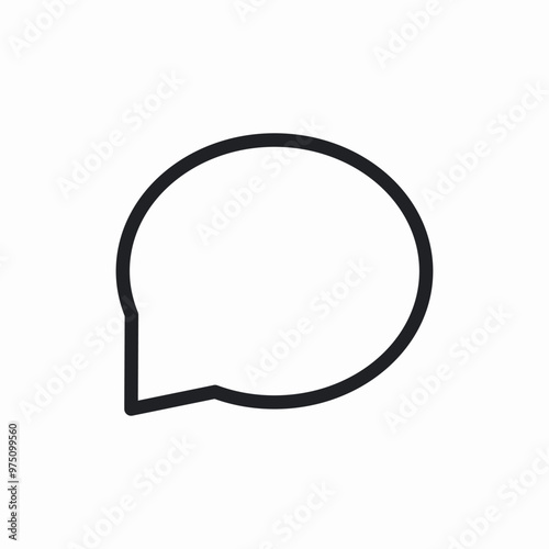 speech bubble talk icon sign vector
