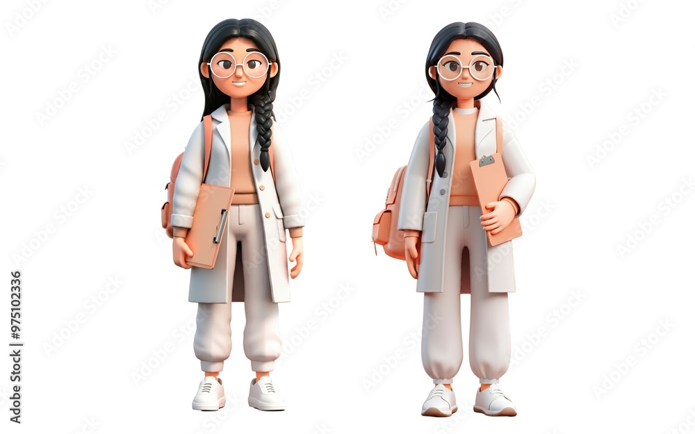 Obraz premium Personagens