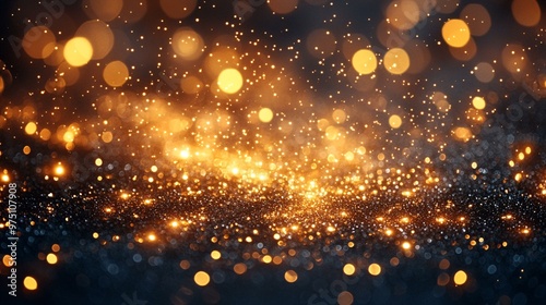 an Glittery lights background for a festive or celebratory atmosphere.